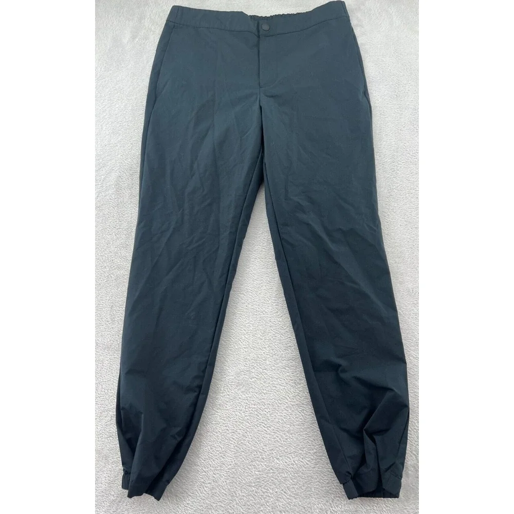 Banana Republic Pants Mens 34 Black Tech Jogger Elastic Waist Athletic Tapered